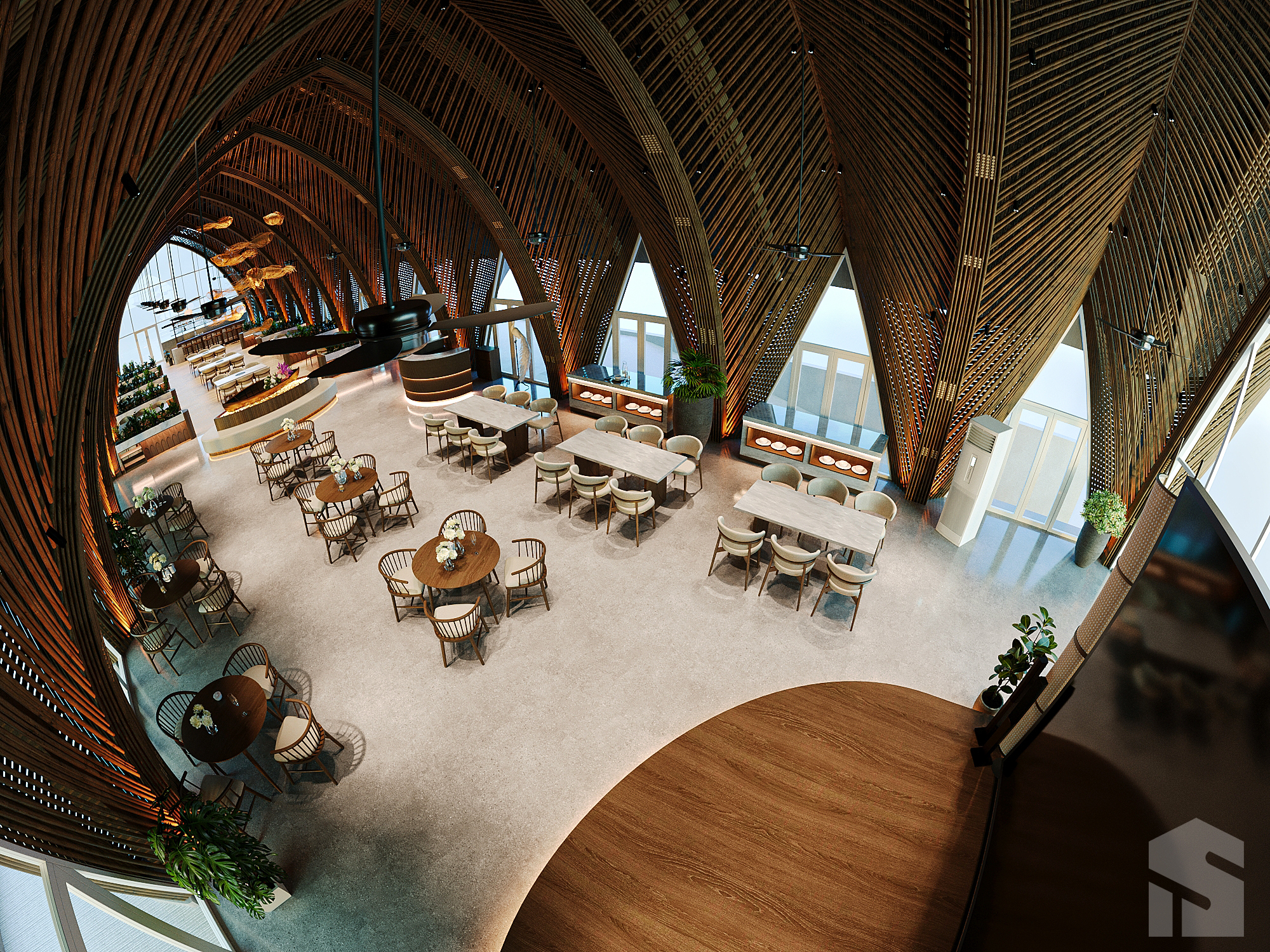 Không gian nhà hàng do Sleeper thiết kế